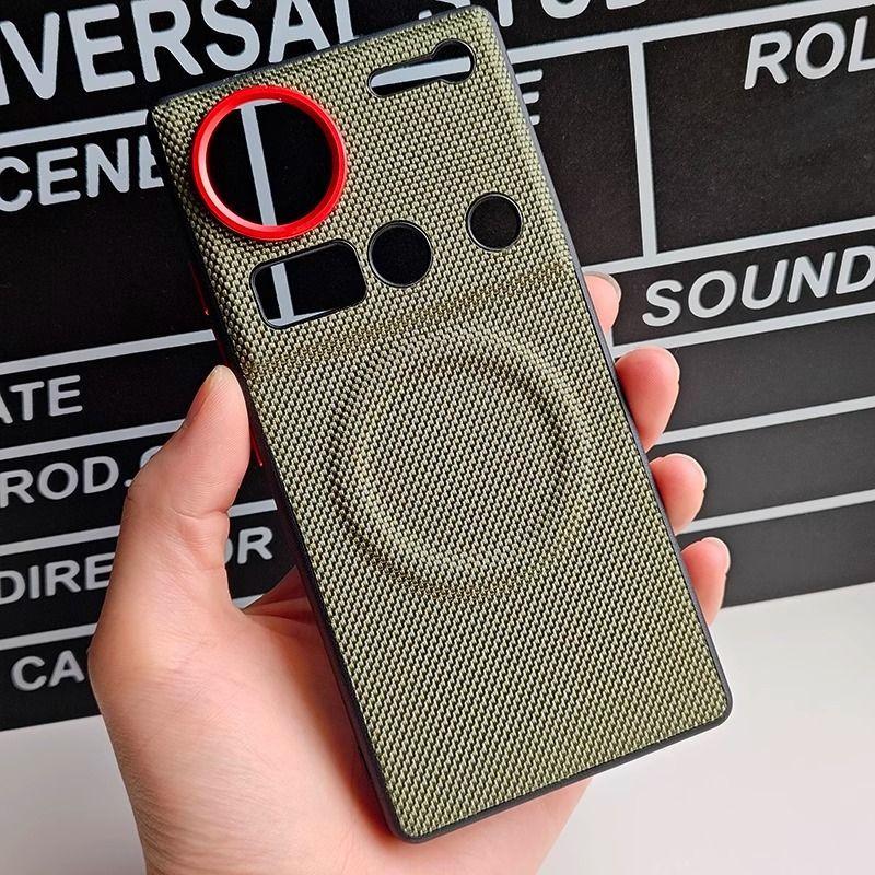 For Nubia Z80 Ultra Case Luxury PU Leather Magnetic Wireless Charging Protective Back Cover For ZTE Nubia Z80 Z70 Ultra Shell