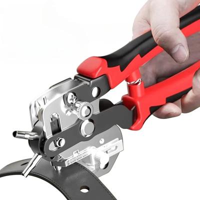 Multifunctional Hole Punch Eyelet Puncher Leathercraft Leather Belt Watchband Plastics Iron Sheet Round Hole Punch Cutter Dining