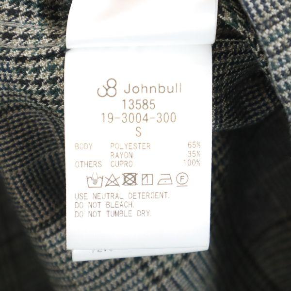 Unused Johnbull Houndstooth Shirt Jacket S Gray Men's Used