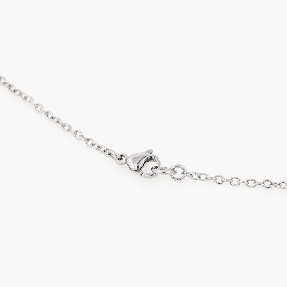 Jbans Classic Lucky Smile Pendant Chain Necklace (C2501-An838_Sv)
