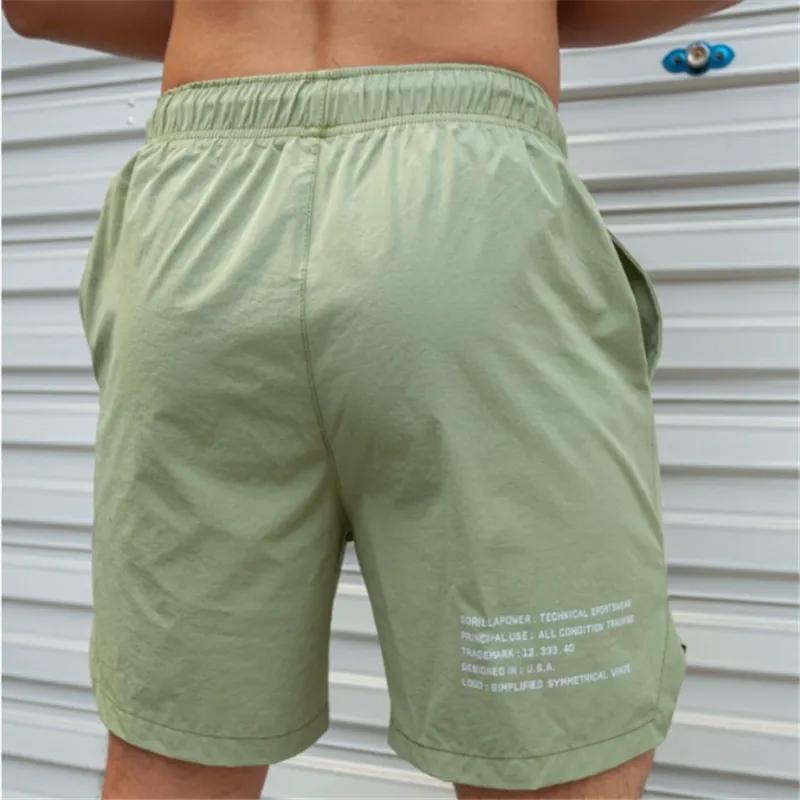 Men Shorts Light Weight Thin Short Pants Running Squat Fitness Shorts Men Wear Quick-drying Drawstring Shorts