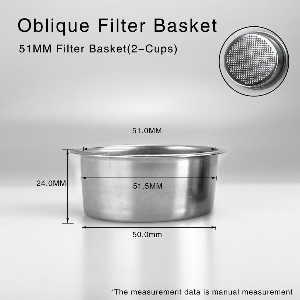 51Mm Coffee Filtration Basket Spare Stainless Steel For Delonghi Bottomless Portafilter Espresso Good Accessories Barista Tool