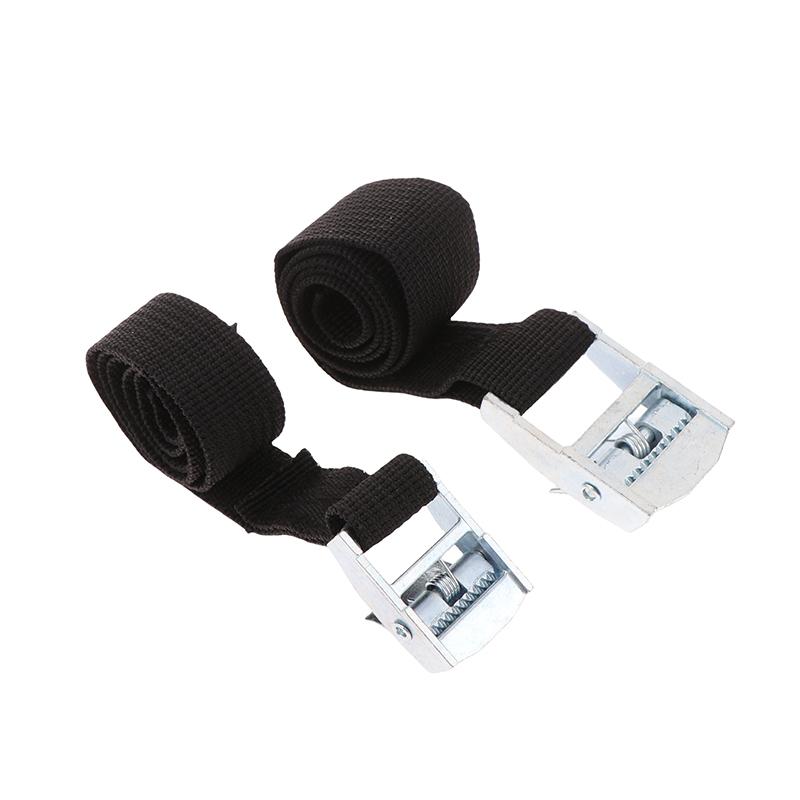 Buckle Tie-Down Belt Cargo Lashing Straps For Car Motorcycle Bike With Metal Buckle Tow Rope Strong Ratchet Belt For Luggage Bag