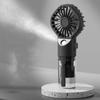Misting Fan Handheld Fan HandHeld Misting Fan Rechargeable 4 Speed Adjustment Small Mister Fan Cooling Water Spray