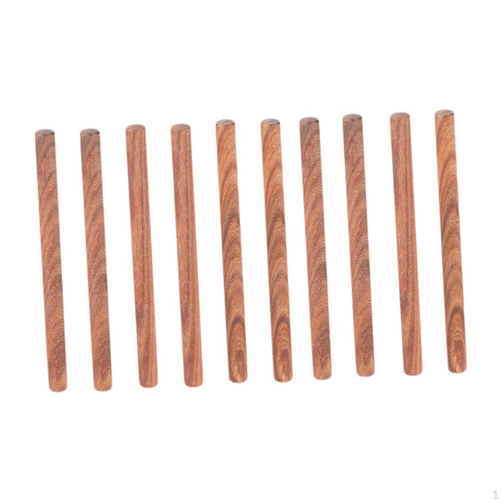Dřevěné kolíkové tyče Kulaté tyčky Příslušenství, Pevné, Všestranné, Dekor Pevné Nedořešené Tvrdé dřevo pro