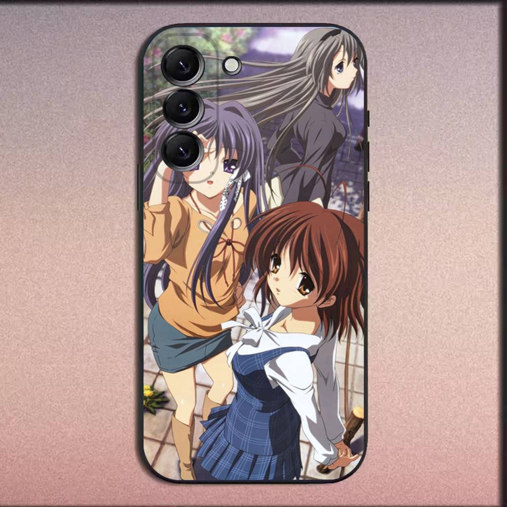 Anime Clannad Phone Case For Samsung Galaxy A20,A21s,A22,A31,A32,A52,A53,A72,73,A80 Soft Black Cover