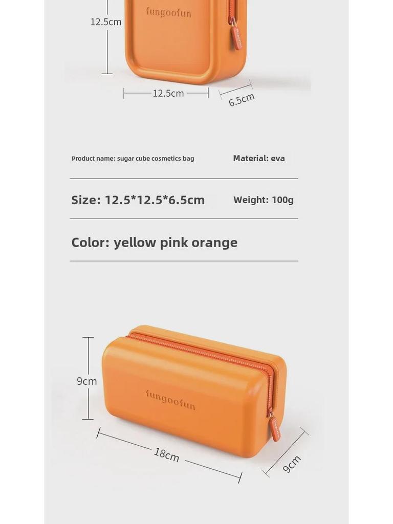 Portable Cosmetic Bag - Trendy Travel Storage, Perfect Gift, Customizable Dopamine Design