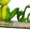Frog Statue Garden Decoration Decor Sign Craft Resin Sculpture Figurine for Indoor Outdoor Balcony