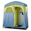 Camping Shower Tent, 2-Room Portable Privacy Tent Changing Room with Shower Bag, Ground Stakes, Ropes, Carry Bag, and Support Poles, 150D Oxford