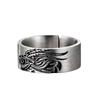 Adjustable Dragon Head Ring Men Women Vintage Boho Geometric Open Finger Copper Plated
