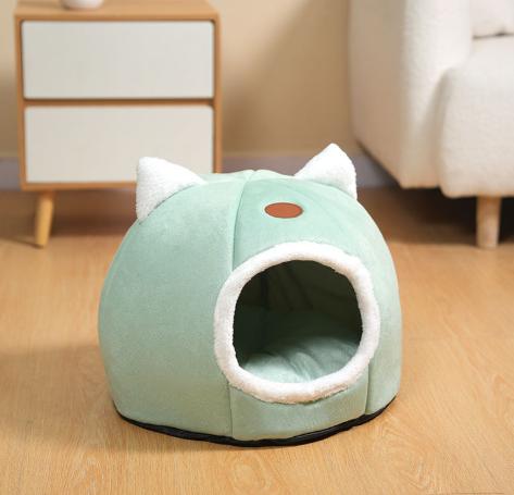 Deep Sleep Comfort In Winter Cat Bed Iittle Mat Basket Small Dog House Products Pets Tent Cozy Cave Nest Indoor Cama Gato
