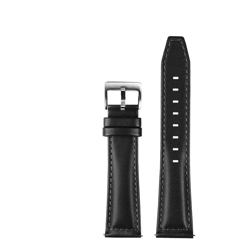 Leather Strap 21/22mm for Longines SPIRIT Rolex Black/Green Water Ghost Omega SEAMASTER 300 High-end Italian Cold Watch Strap