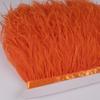 13-18CM 6M Ostrich Feather Trim Cloth Belt for Sewing DIY Feather Ribbon Fringe Wedding Dress Clothes Decoration