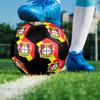 Pallone da Calcio Indoor Bayer 04 Leverkusen Colorato Cucito a Macchina PVC Taglia 5 Pronto per Allenamento di Squadra e Competizione Resistente Rimbalzo Elevato Fantastico Regalo Sportivo