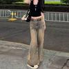 Women's Loose Jeans Plus Size Autumn Straight Leg American Wide Leg Jeans
