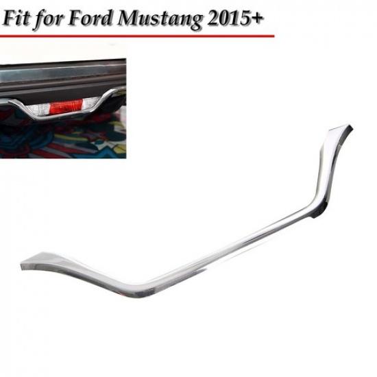 For Ford Mustang 2015+ Rear High Reversing Lamp Light Strips Covers Trim Chrome