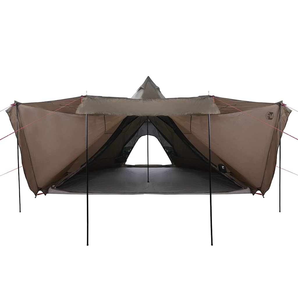 Vidaxl Tipi Family Tent, 6-Person, Brown, Waterproof