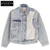 MM6 [Excellent Condition/Domestically Authorized/Made In 2012] S52AM0307 Inside-Out Denim Jacket 38 blueUsed