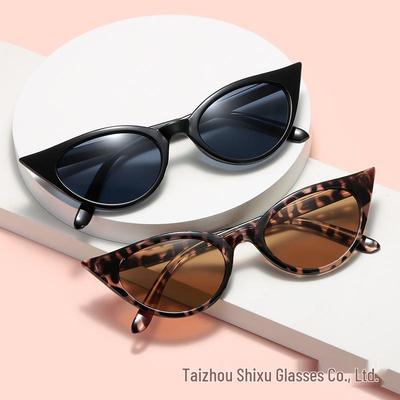 Солнцезащитные очки «кошачий глаз» в стиле ретро: Классический европейский и американский стиль, защита от УФ, маленькая оправа