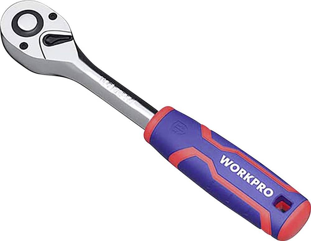 WORKPRO Трещотка с быстрым сбросом 72 WP271010 Рукоятка 1/4 , Зубья,