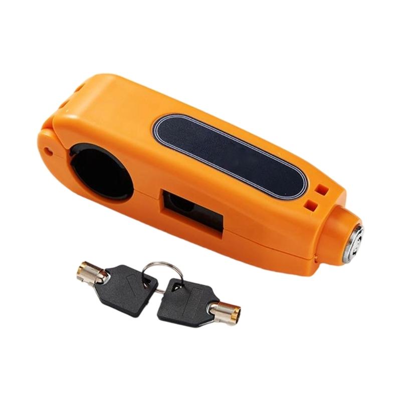 Motorcycle Handlebar Lock Cycling Helmet Lock Brake Lock Anti-Theft Grip Lock Bicycles Security Lock