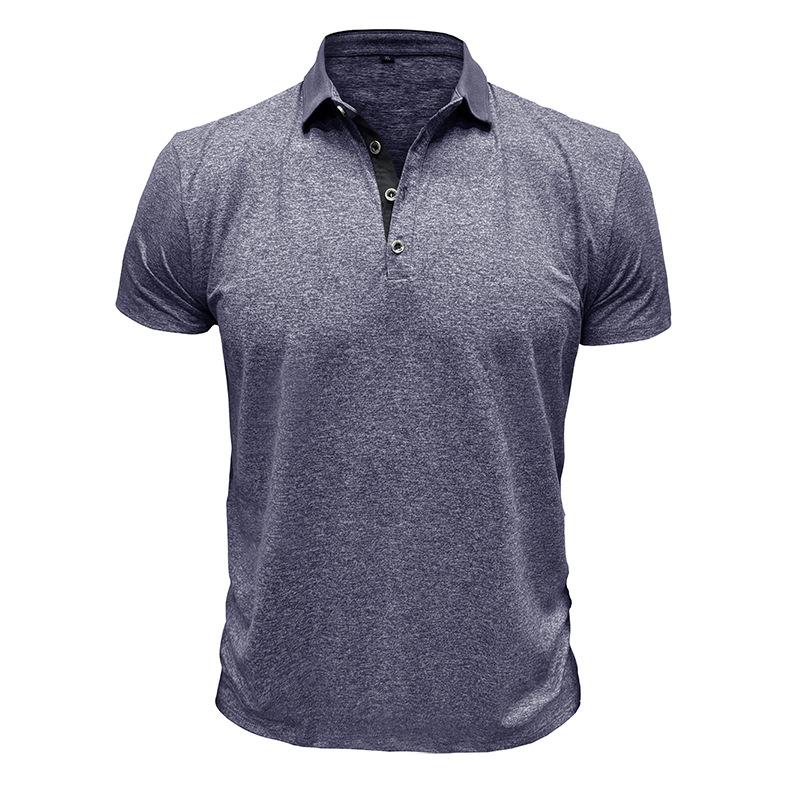 Men's Summer Fit Polo Shirts Short Sleeve Casual Workout Running Athletic Collared Shirts Outdoor Sports Golf T-Shirts Moisture-Wicking Tennis Shirts