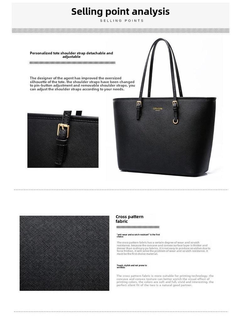 Damskie Torebki Retro o Dużej Pojemności: Modne Torby Shopperki i Na Ramię w Stylu Europejskim i Amerykańskim