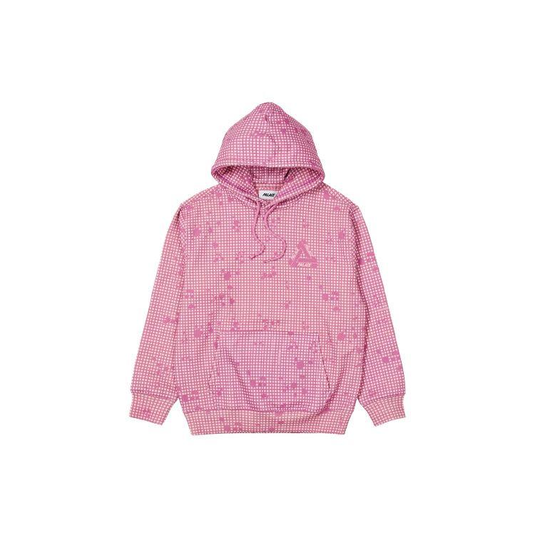 PALACE FW21 Letter Print Pullover Hoodie Unisex Pink P20CS114 M
