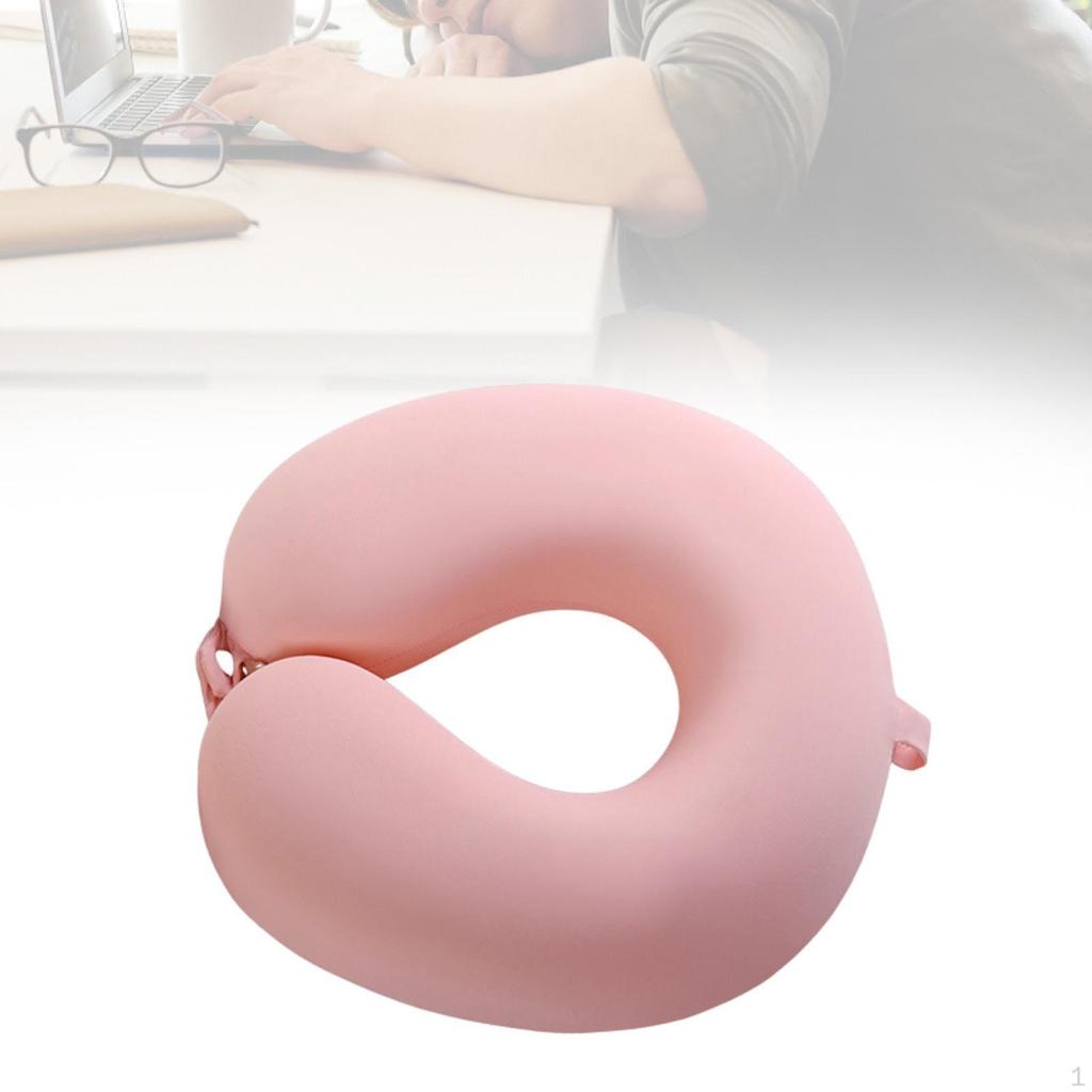 Podróżna poduszka pod kark z pianki memory Ergonomiczny kształt na podróż pociągiem lub autobusem Poszewka zapinana na zamek