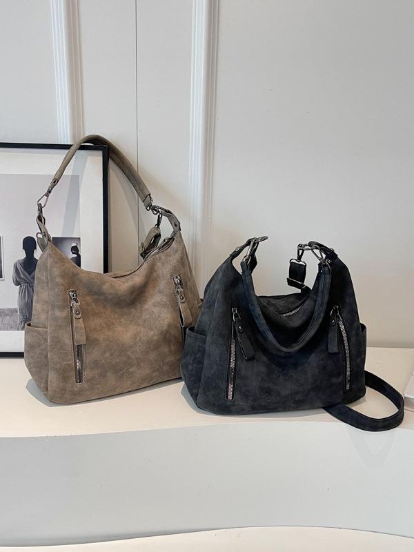 2025 Women's High-Quality Large Capacity Crossbody Tote for College and Commuting