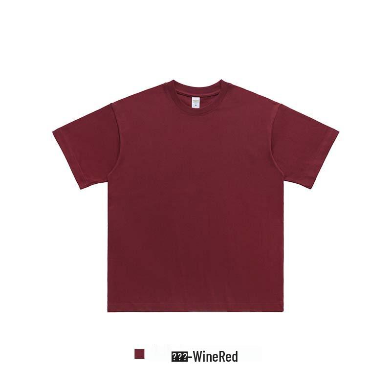300G Oversized Heavyweight US Crew Neck Short Sleeve Pure Cotton T-Shirt