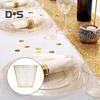 Food Grade 10Pcs 270ML Disposable Plastic Dessert Cup Decorative Creative Glitter Surface Water Cup Party Supplies