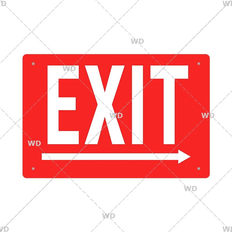 Verkehrssicherheit Notausgang Geschwindigkeitsbegrenzung Parkplatz Blechschild Retro Straßentür Gartenzaun Schilder 8x12 Zoll Metallschild Dekoration