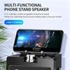 3D Surround Bas Taşınabilir Bluetooth Hoparlör, FM Radyolu ve Uzaktan Kumandalı Çok Fonksiyonlu Çalar Saat Kablosuz Boombox