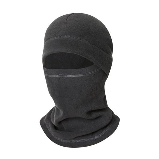 2Pcs/Set Winter Hat Scarf Set Solid Color Polar Fleece Thickened Riding Hat