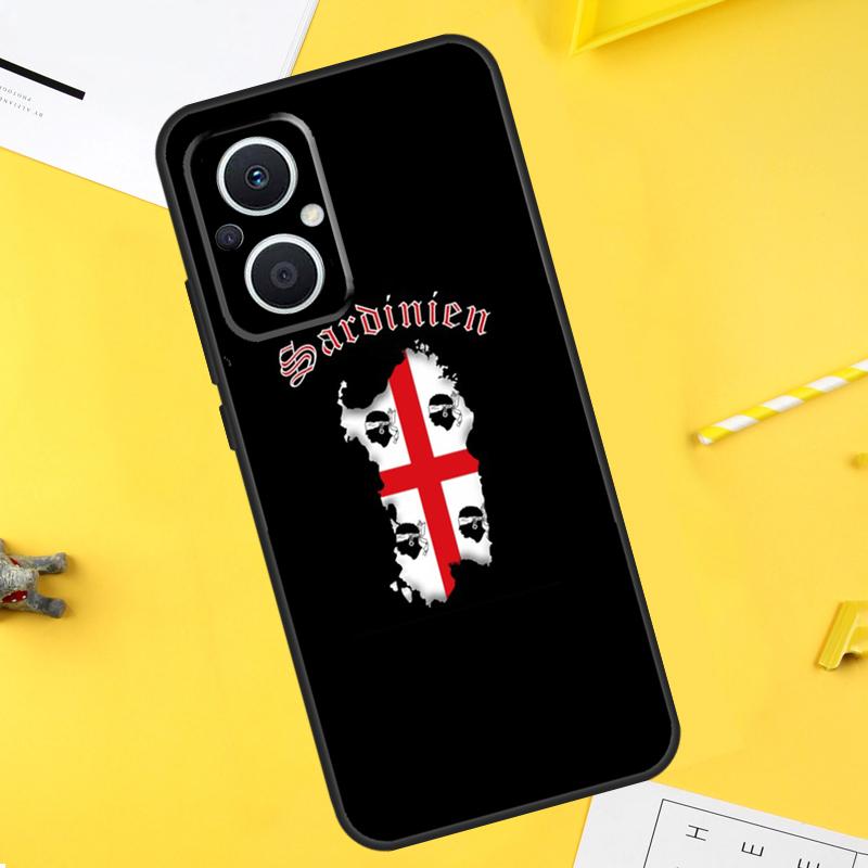 

Flag of Sardinia For OPPO Reno 10 11 12 13 14 Pro 7 8 Lite 8T 11F 12F 13F 14F OPPO Find X8 X5 X6 X9 Pro Case OPPO Reno14 F