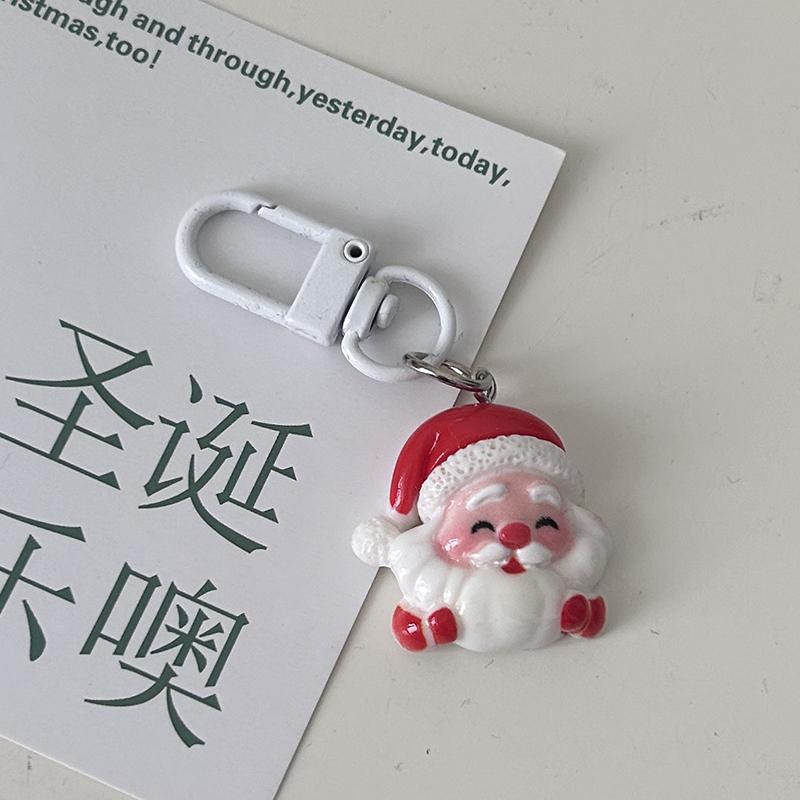 

Мультяшный рождественский брелок милый Санта-Клаус кулон олень брелок универсальный кавайный рюкзак украшения аксессуары подарки