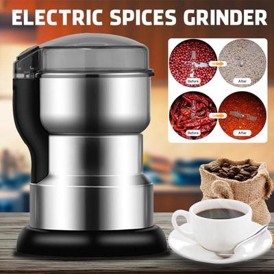 Molinillo Eléctrico para alimentos secos, molinillo para granos, especias, café, 400W, 220V, máquina trituradora, medicina casera, trituradora de harina en polvo