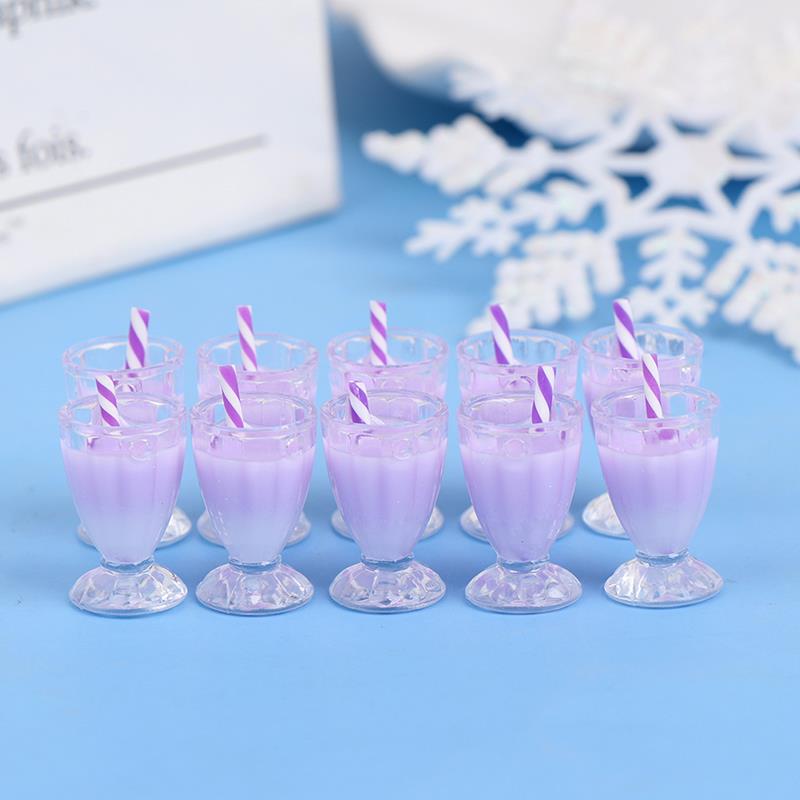 Various Styles 10pcs Mini 1/12 Dollhouse Miniature Simulation Whisky Wine Bottles Pretend Play Toys Doll Food Drink Accessories