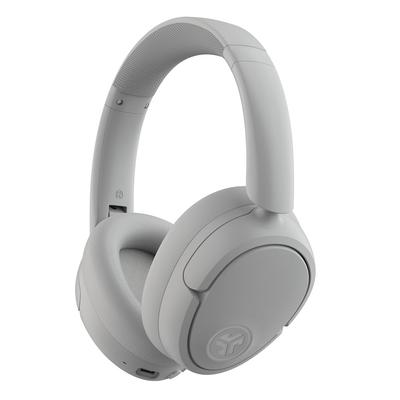 JLab JBuds Lux ANC Wireless Noise with Long Playback Compatible with iPhone and Cloud White Headphones, Bluetooth, Cancelling, Microphone, Time,