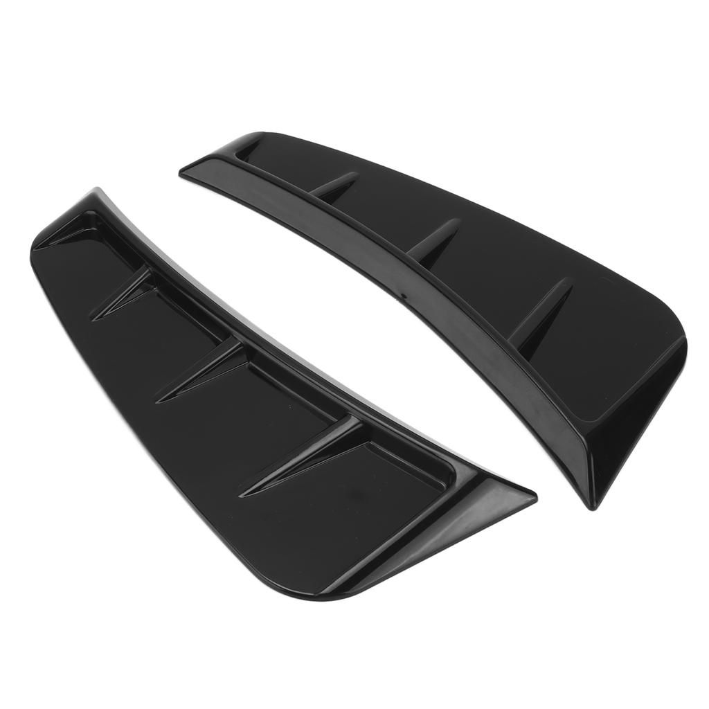 Side Marker Air Wing Vent Cover Trim ABS Glossy Black ABS Universal Exterior Accessories for Car