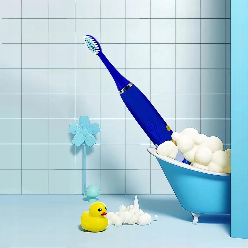 Sonic Toothbrush for Children, Electric, 4 Heads, Waterproof