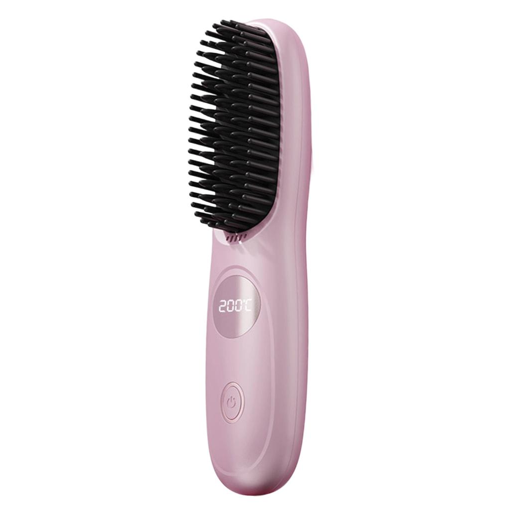 Haarglättungsbürste, Schnelles Styling-Werkzeug, Wiederaufladbares kabelloses Haarglättungsgerät, Körperpflegekamm
