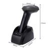 Deli Wireless 1D Laser Barcode Scanner