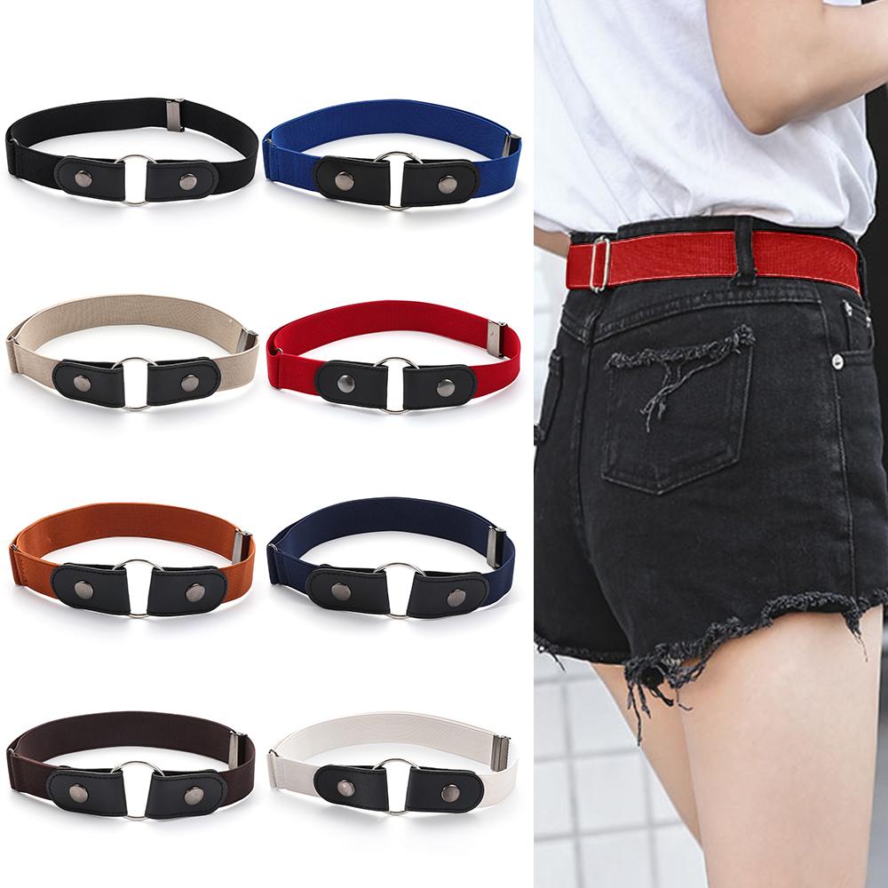 Jeans Pants Adjustable Elastic Waist 