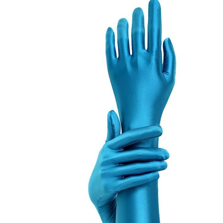 Little Matchmaker Women's Ultra-Thin Silky High-Elastic Five-Finger Gloves