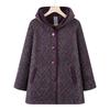 Middle-aged and Old High-end Hooded Coat Autumn and Winter Medium and Long Women's Clothing New Mother Winter Clothing Thickened Warm Top Coat