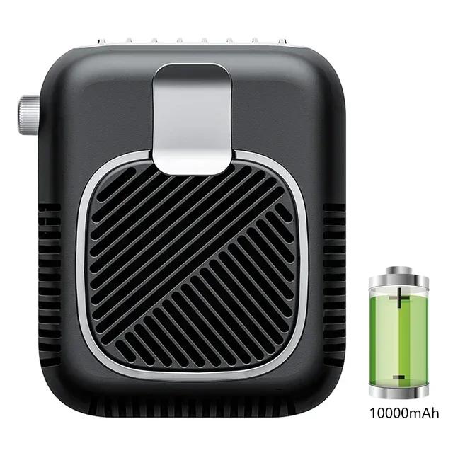 

Mini Fan Outdoor Sports Cooling Waist Fan 2024 New10000mah Portable Waist Fan USB Rechargeable Air Conditioning Hanging Neck