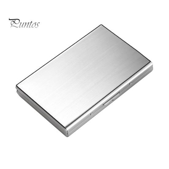 

Тонкий держатель для карт вмещает до 10 карт. Портативный держатель для карт из нержавеющей стали с функцией блокировки RFID, обеспечивающий конфиденциальность. Легкий органайзер для карт. серебряный