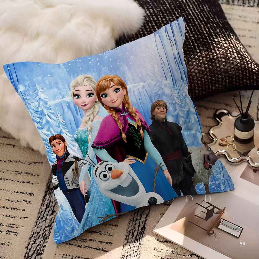 Cartoon-F-Frozenes Pillow Cover Sofa Cushion Cover Home Room Decoration Children Gift